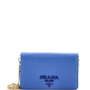 Prada Monochrome Wallet On Chain #236582P11B